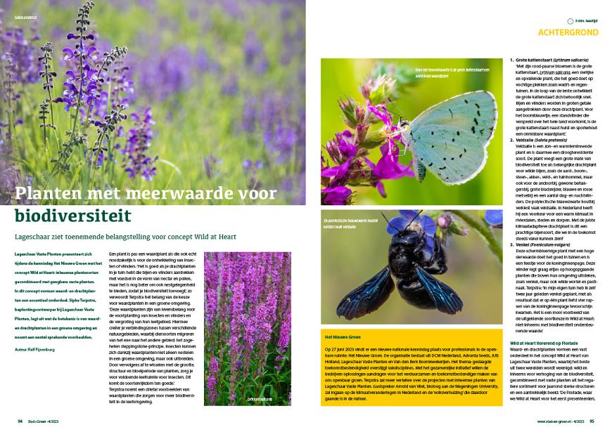 Planten met meerwaarde voor biodiversiteit