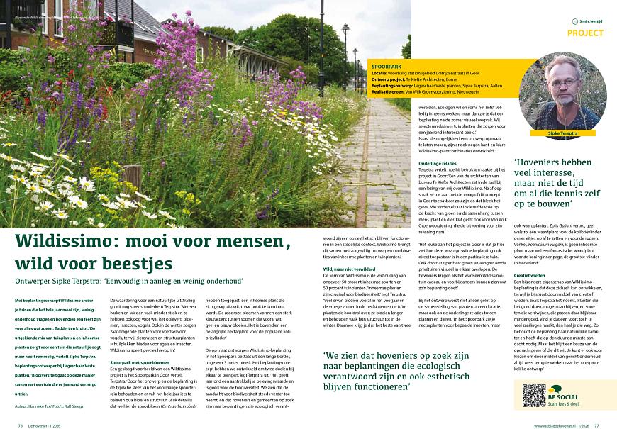 Wildissimo: mooi voor mensen, wild voor beestjes